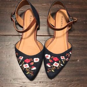 Floral shoes